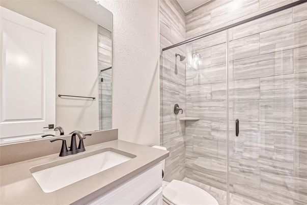 Bathroom, Glass Shower, Interior
