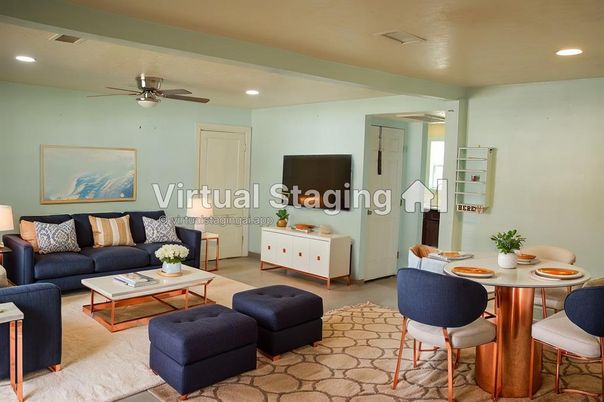 Dining room, Interior, Living room, Recessed Lighting