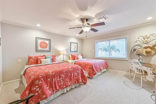 Bedroom, Home Office, Interior, Recessed Lighting