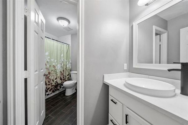 Bathroom, Interior, Wood Texture Flooring