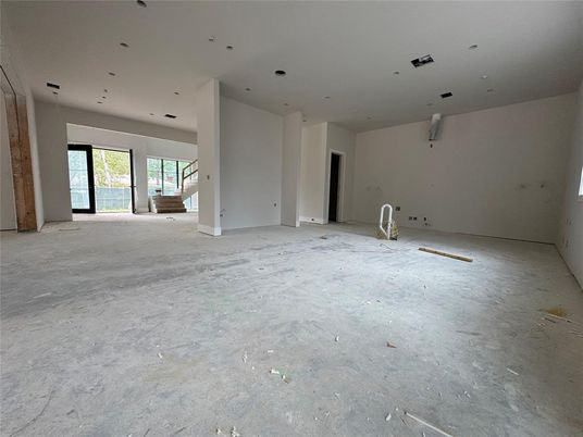 Empty room, Interior, Recessed Lighting