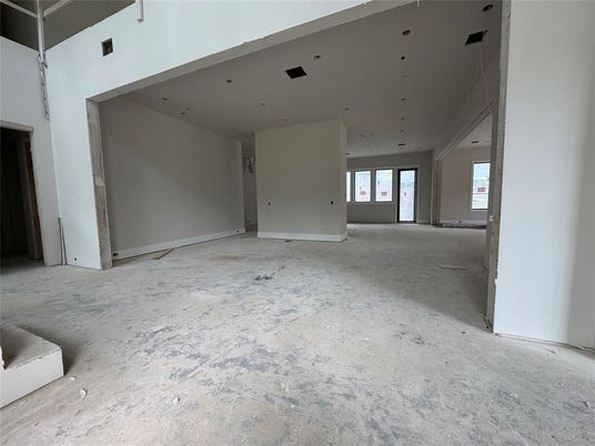 Empty room, Interior, Recessed Lighting