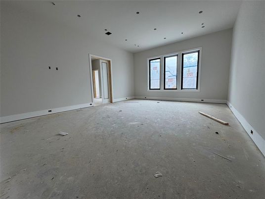 Empty room, Interior, Recessed Lighting