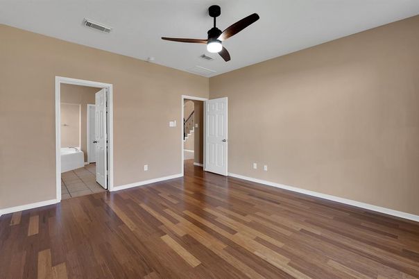 Bathroom, Empty room, Interior, Wood Texture Flooring