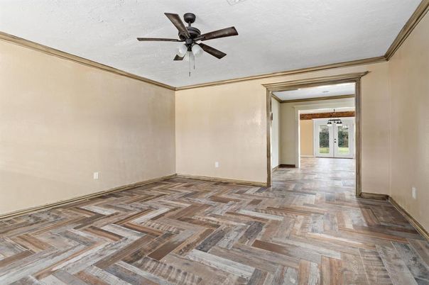 Empty room, Interior, Wood Texture Flooring