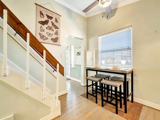 Dining room, Interior, Wood Texture Flooring