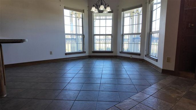 Chandelier, Empty room, Interior