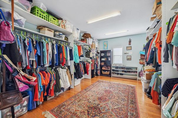 Interior, Walk-in Closets, Wood Texture Flooring