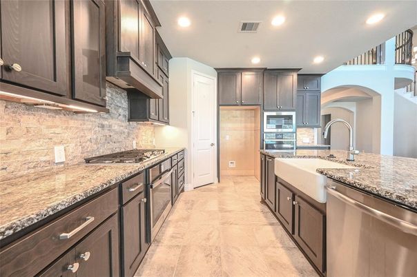 Interior, Kitchen, Recessed Lighting, Stainless Steel Appliances