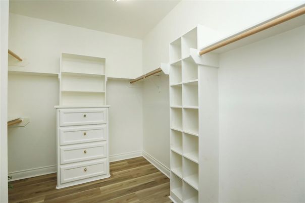 Interior, Walk-in Closets, Wood Texture Flooring