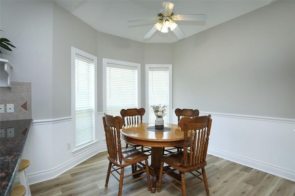Dining room, Interior, Wood Texture Flooring