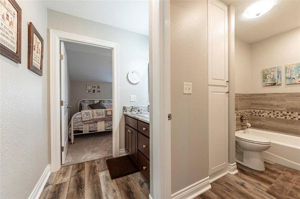 Bathroom, Bedroom, Interior, Wood Texture Flooring