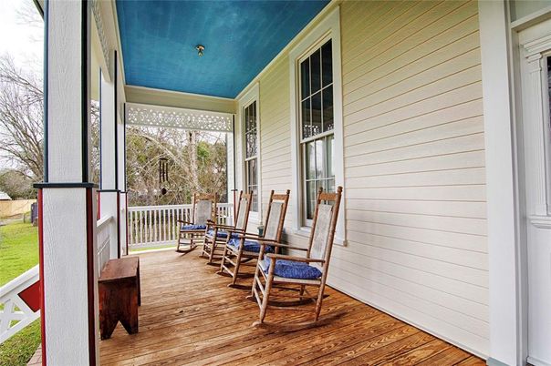 Exterior, Wood Texture Flooring