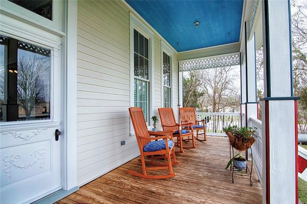 Exterior, Wood Texture Flooring