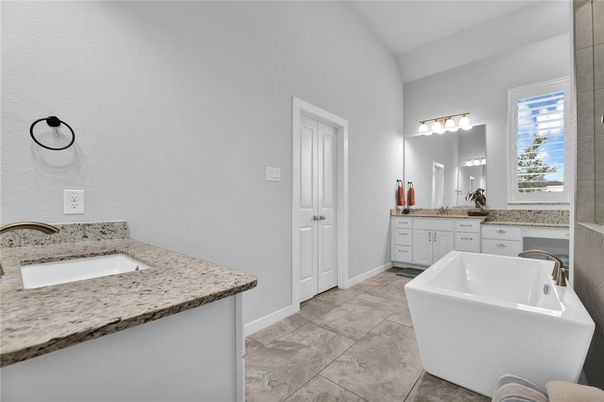 Bathroom, Dual Sink Vanities, Free Standing Baths, Interior