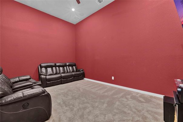 Home Theatre Room, Interior, Recessed Lighting, Theatre Room