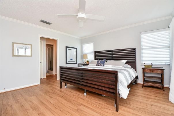 Bedroom, Interior, Wood Texture Flooring