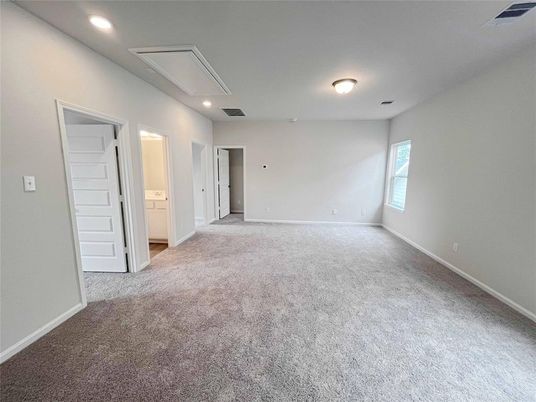 Empty room, Interior, Recessed Lighting