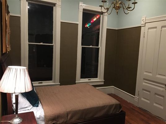 Bedroom, Chandelier, Interior, Wood Texture Flooring