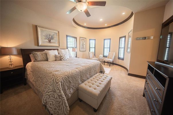 Bedroom, Interior, Recessed Lighting