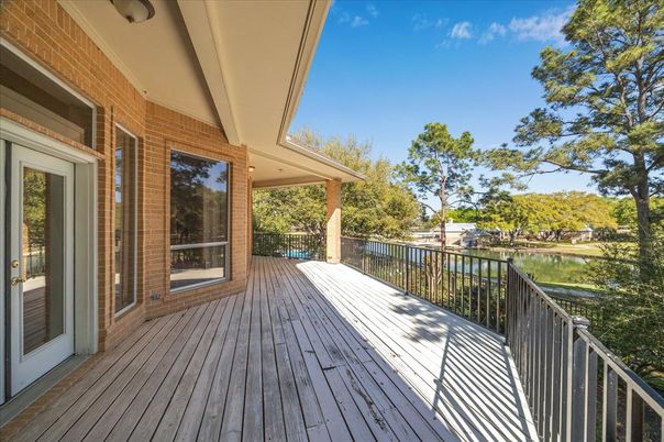 Exterior, Water, Wood Texture Flooring