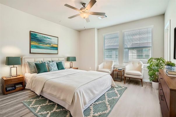 Bedroom, Interior, Wood Texture Flooring