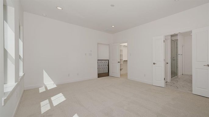 Empty room, Interior, Recessed Lighting