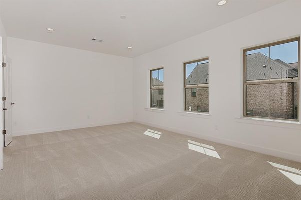 Empty room, Interior, Recessed Lighting
