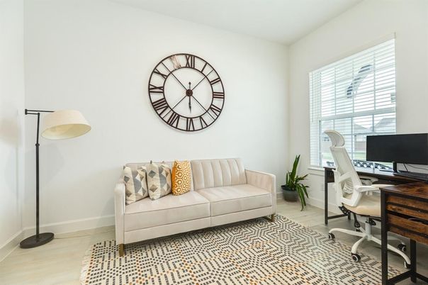 Home Office, Interior, Wood Texture Flooring
