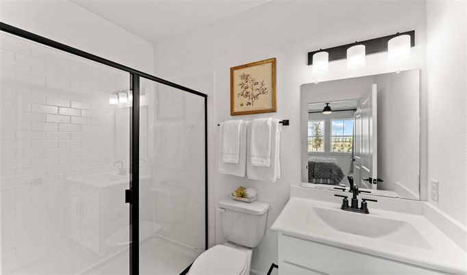 Bathroom, Glass Shower, Interior