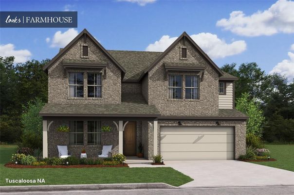 Attached, Exterior, Facade, Brick Traditional