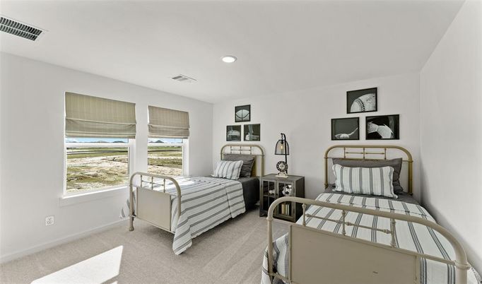 Bedroom, Interior, Recessed Lighting