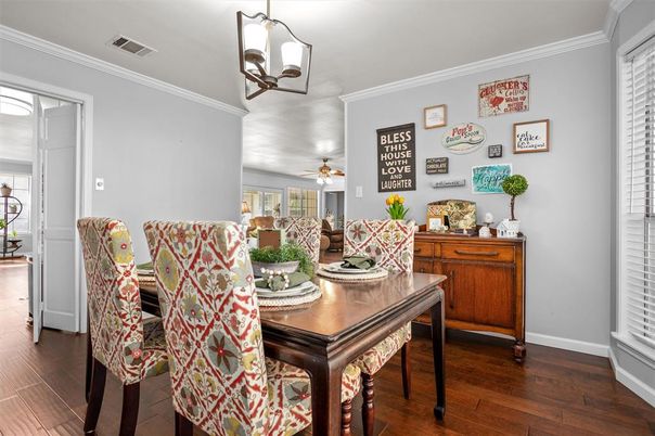 Dining room, Interior, Wood Texture Flooring