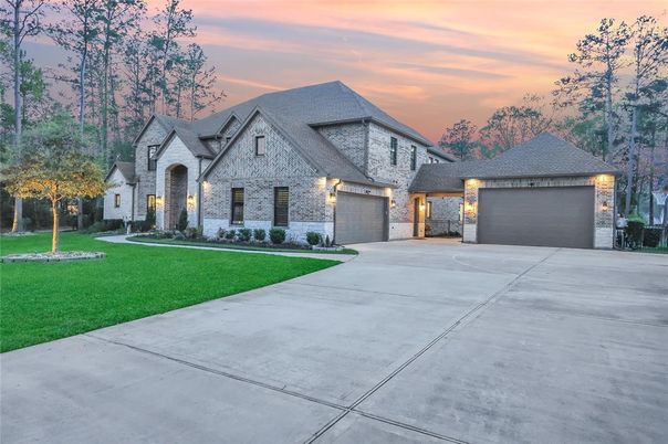 Attached, Backyard, Detached Garage, Exterior, Facade, Brick Facade, Brick Traditional