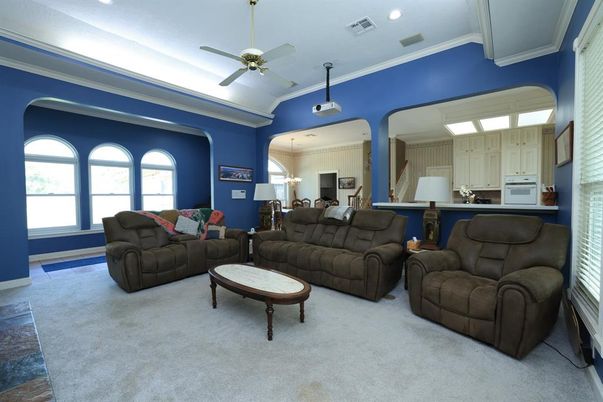 Dining room, Interior, Kitchen, Living room, Pendant Lights, Recessed Lighting