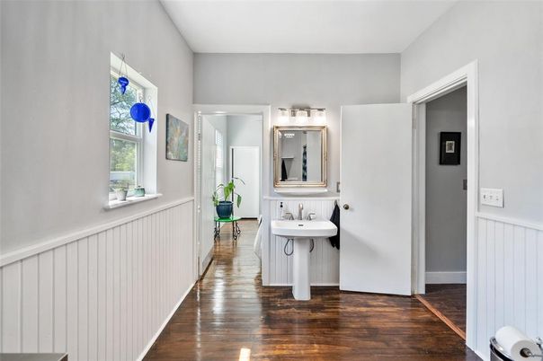 Bathroom, Interior, Wood Texture Flooring