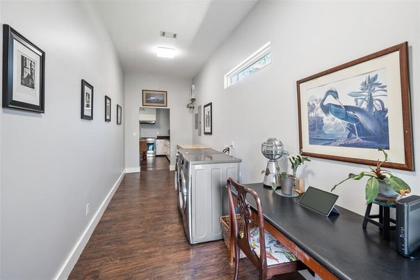 Home Office, Interior, Wood Texture Flooring
