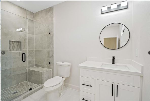 Bathroom, Glass Shower, Interior