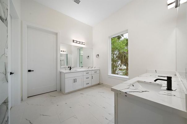 Bathroom, Dual Sink Vanities, Interior, Marble
