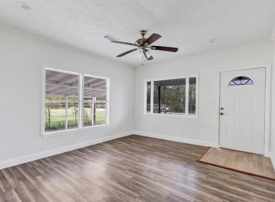Empty room, Interior, Wood Texture Flooring