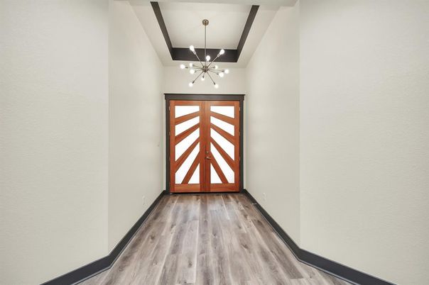 Interior, Pendant Lights, Wood Texture Flooring
