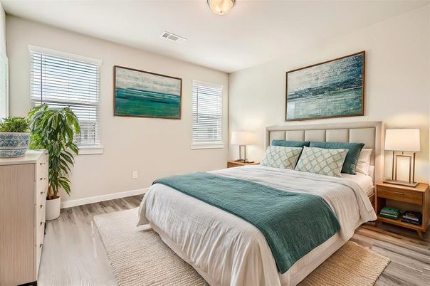 Bedroom, Interior, Wood Texture Flooring