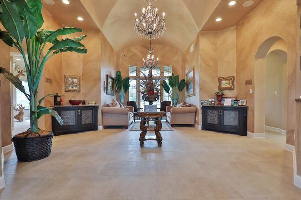Chandelier, Interior, Living room, Recessed Lighting