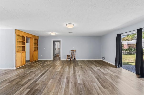 Empty room, Interior, Wood Texture Flooring