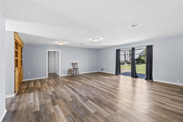 Empty room, Interior, Wood Texture Flooring