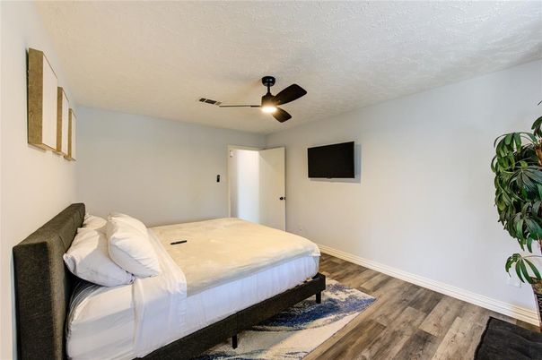 Bedroom, Interior, Wood Texture Flooring
