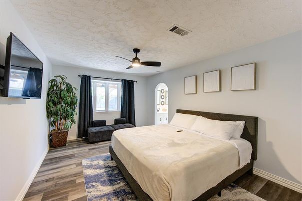 Bedroom, Interior, Wood Texture Flooring