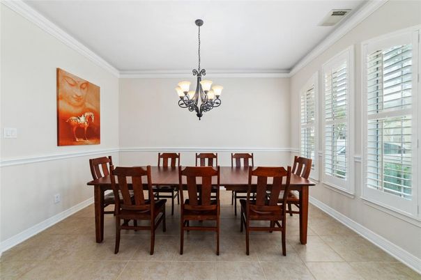 Chandelier, Dining room, Interior
