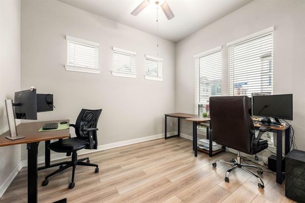 Home Office, Interior, Wood Texture Flooring