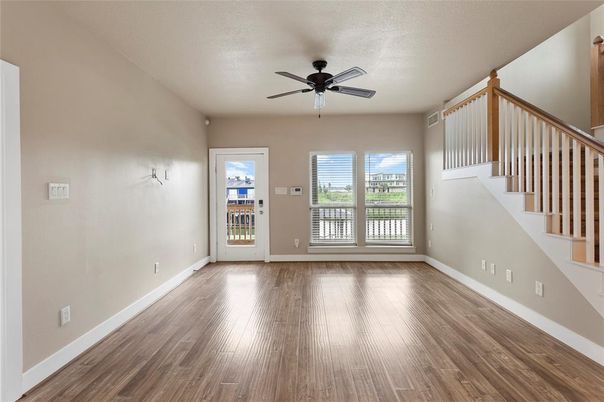 Empty room, Interior, Wood Texture Flooring
